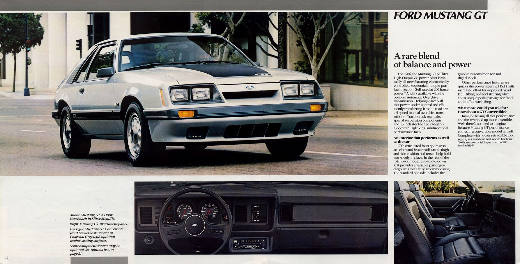 1986 Ford Mustang Brochure Page 14